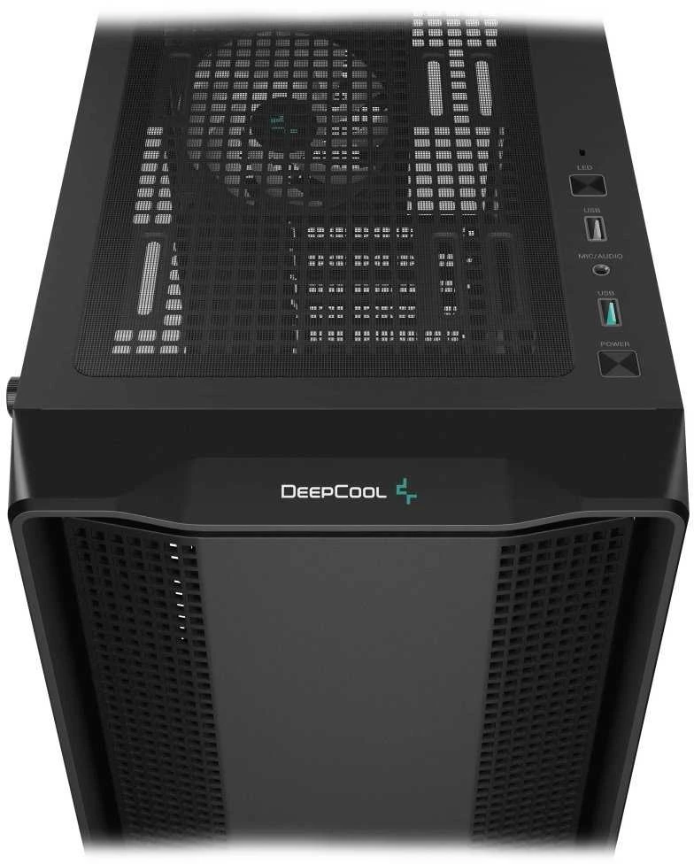 Deepcool | Korpusas | CC560 V2 | Juodas | Vidutinio dydžio bokštas | ATX PS2