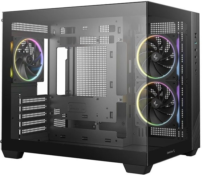 Deepcool Case | CG330 3F | Micro ATX | Juodas