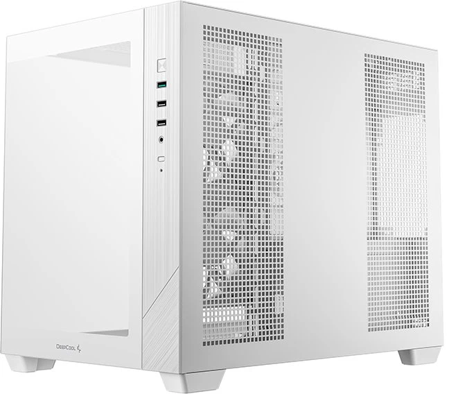 Deepcool korpusas | CG330 3F WH | Micro ATX | Baltas