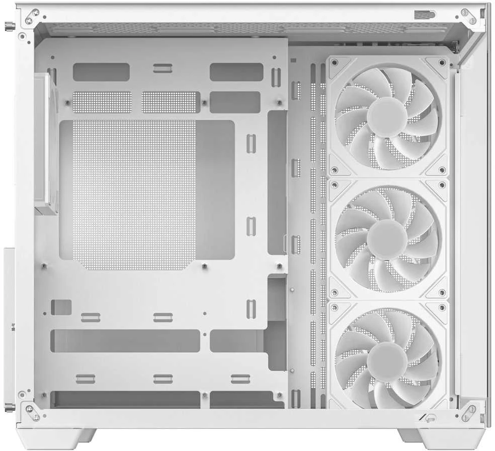 Deepcool CG530 4F WH | Mid Tower | Baltas