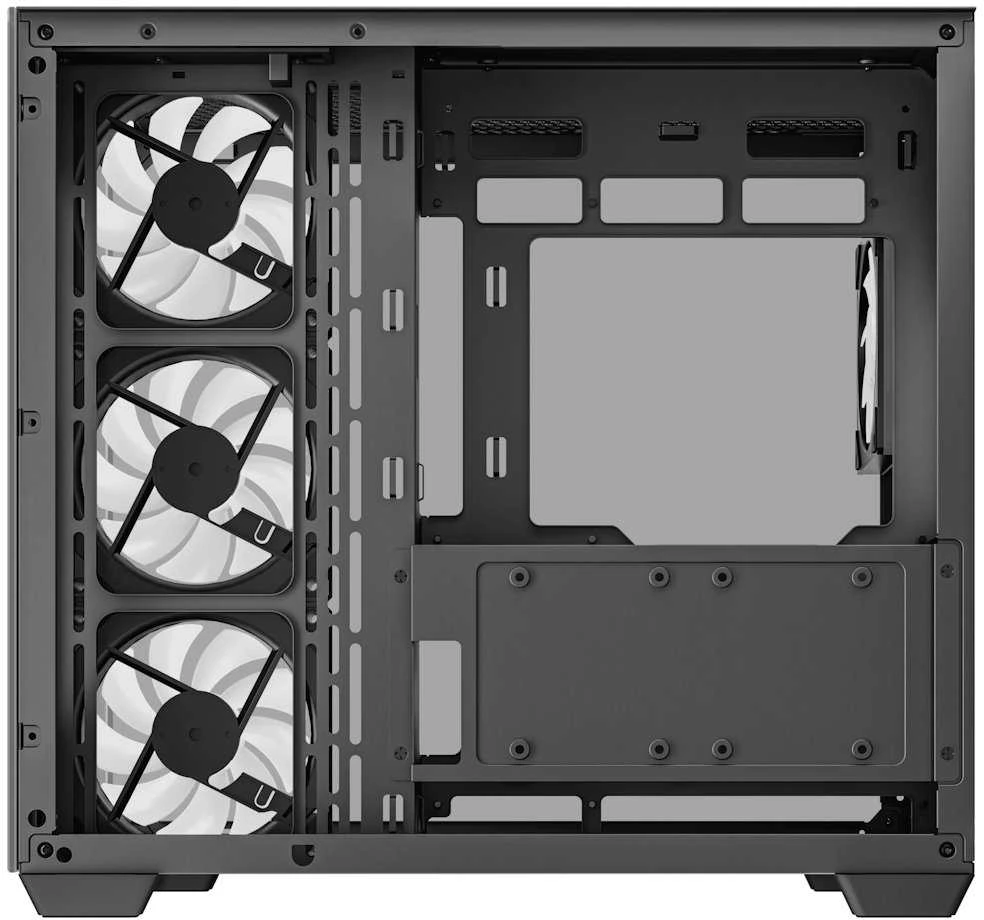 Deepcool CG530 4F | Juodas | Vidutinio dydžio bokštas | ATX PS2