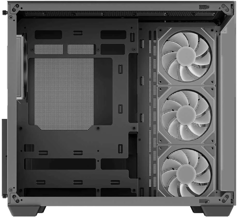 Deepcool CG530 4F | Juodas | Vidutinio dydžio bokštas | ATX PS2