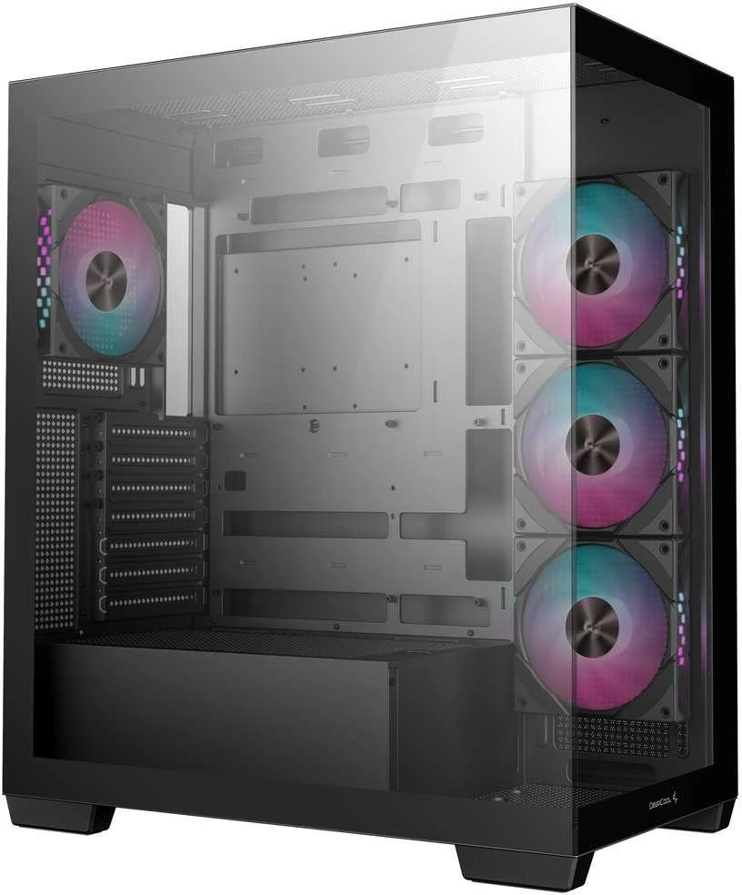Kompiuterio korpusas Deepcool CG580 4F | Juodas | Mid tower