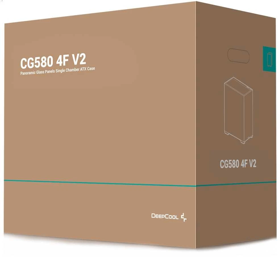 DeepCool CG580 4F V2 Midi Tower Juodas