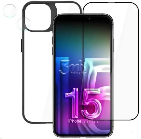 Apple iPhone 15 – 3mk komforto rinkinys 4 viename
