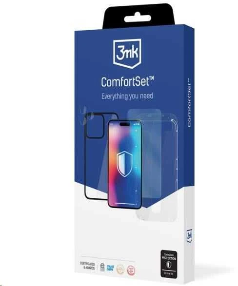 Dėklas Apple iPhone 15 Pro – 3mk komforto rinkinys 4 viename