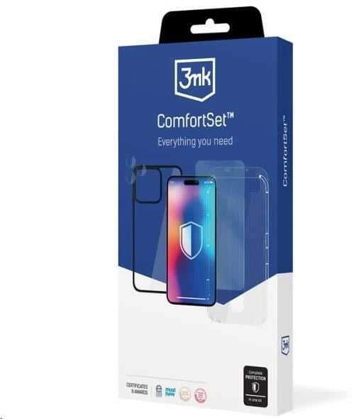 Dėklas Apple iPhone 15 Pro Max – 3mk komforto rinkinys 4 viename