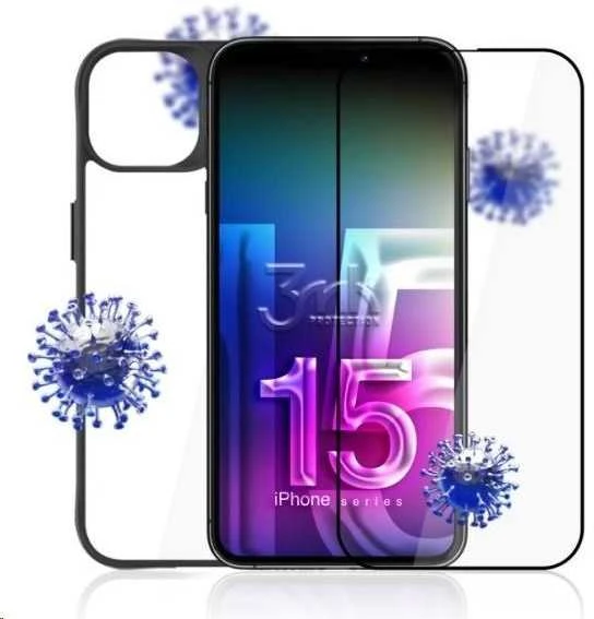 Dėklas Apple iPhone 15 Pro Max – 3mk komforto rinkinys 4 viename