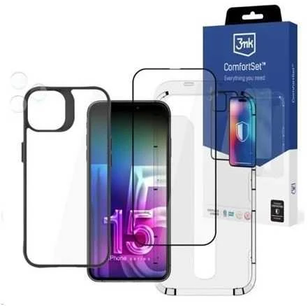 Dėklas Apple iPhone 13 Pro Max – 3mk komforto rinkinys 4 viename