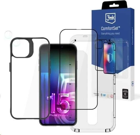 Apple iPhone 15 Plus – 3mk komforto rinkinys 4 viename