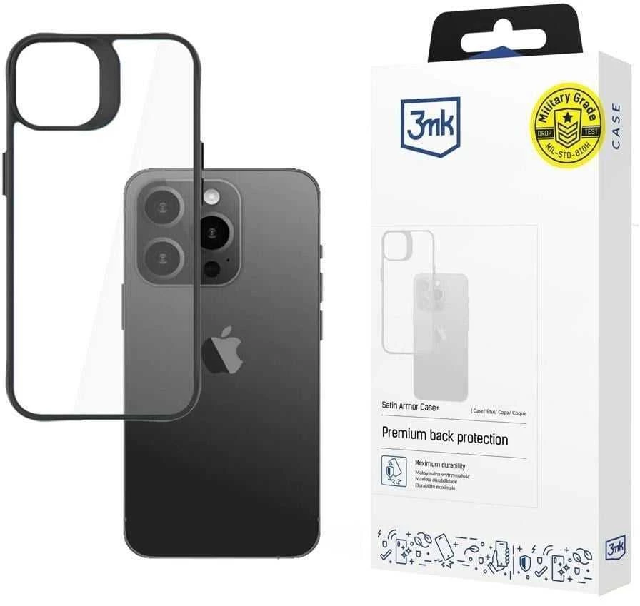 Dėklas 3mk Satin Armor Case+ Apple iPhone 15 Pro