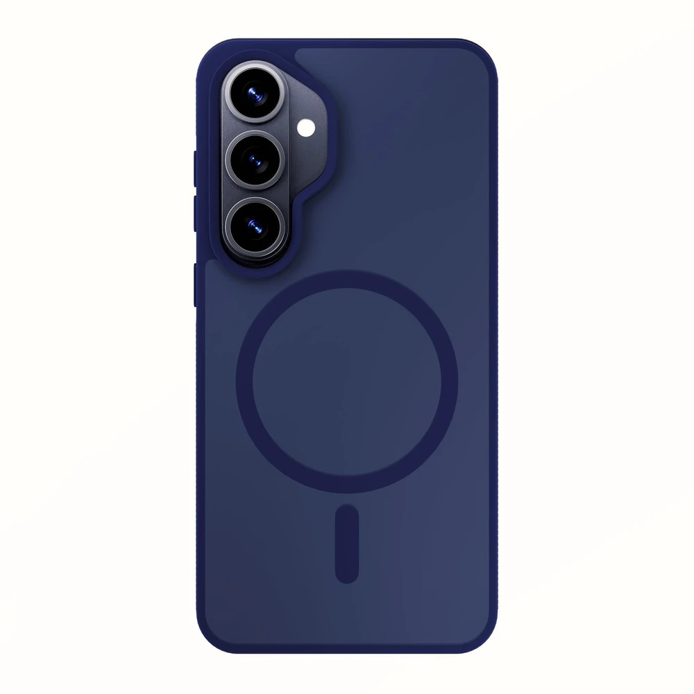 Dėklas 3MK Smoke MagCase do Samsung Galaxy S26 mėlyna