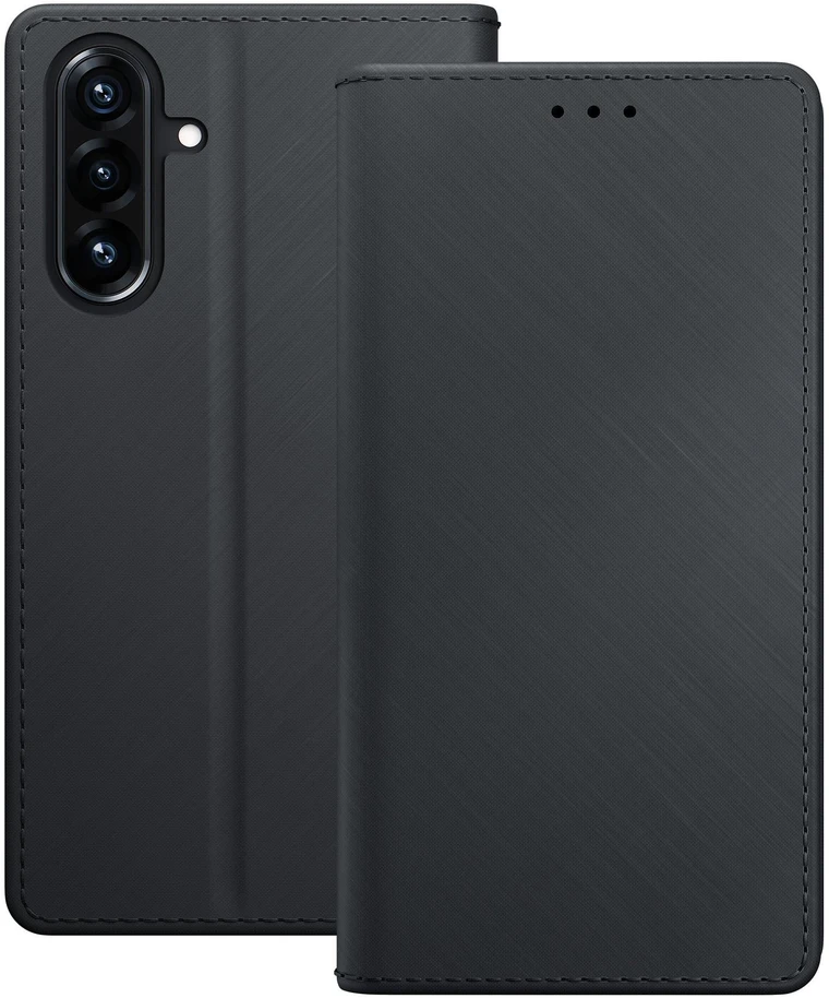 Telefono dėklas su vieta 3 kortelėms juodas 3mk