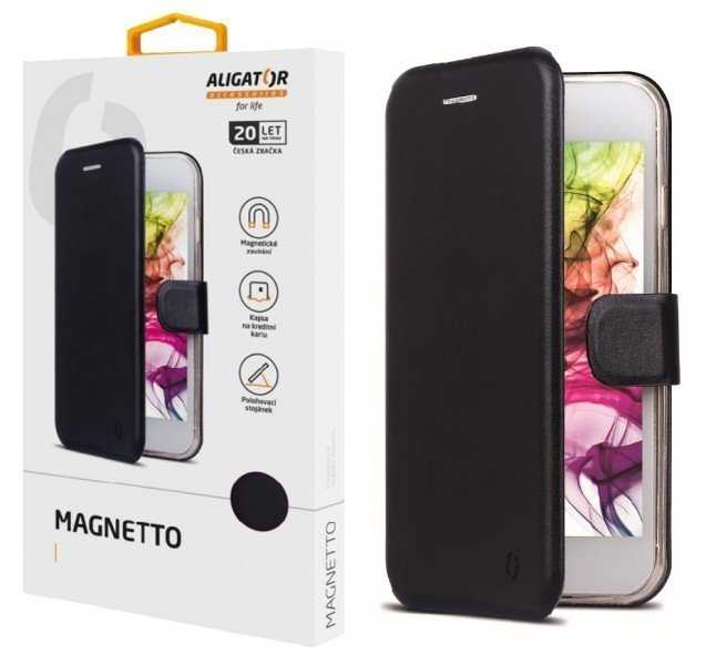 Dėklas Aligator Magnetto book for Xiaomi Redmi Note 10/10S juodas