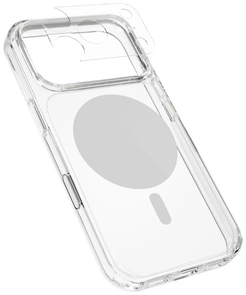 Dėklas Epico Dot Mag+ Case | iPhone 17 Pro Max/18 Pro Max | Qi2 & MagSafe Compatible | Gray | Crossbody Straps & Camera Island Protection