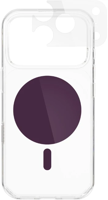 Dėklas Epico Dot Mag+ Case | iPhone 17 Pro Max/18 Pro Max | Qi2 & MagSafe Compatible | Dark Violetinė | Crossbody Straps & Camera Protection