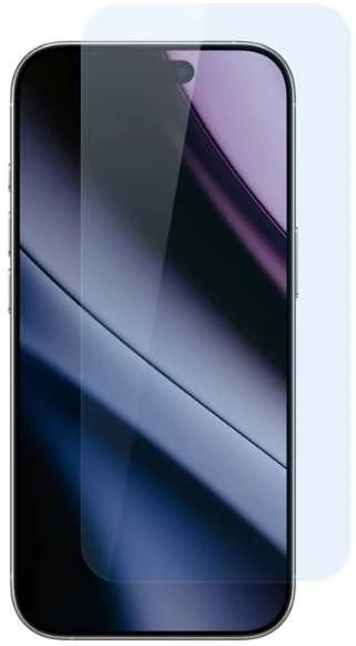 „Epico Glass DF“ apsauginis stiklas, skirtas „iPhone 17 Pro Max“, standartinis padengimas su vieno žingsnio aplikatoriumi, apsaugantis nuo dulkių
