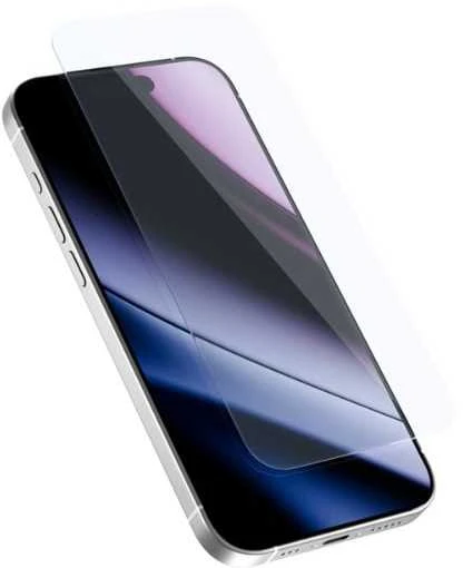 „Epico Glass DF“ apsauginis stiklas, skirtas „iPhone 17 Pro Max“, standartinis padengimas su vieno žingsnio aplikatoriumi, apsaugantis nuo dulkių
