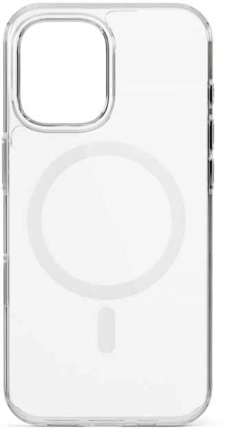 „Epico Hero Mag+“ dėklas, skirtas „iPhone 17“, suderinamas su „Qi2“ ir „MagSafe“, permatomas