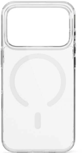 „Epico Hero Mag+“ dėklas, skirtas „iPhone 17 Pro Max“, suderinamas su „Qi2“ ir „MagSafe“, permatomas