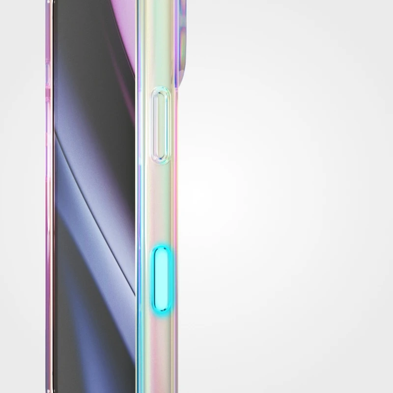Dėklas Epico Hero Mag+ Case | iPhone 18 Pro Max | transparent & holographic | Qi2 & MagSafe compatible | crossbody straps | protection