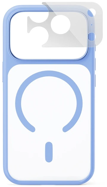 Dėklas Epico HeroMatte Pro Mag+ Case for iPhone 17 Pro Max/18 Pro Max, Qi2 & MagSafe Compatible - Light Mėlyna