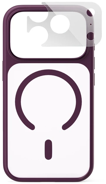 Dėklas Epico HeroMatte Pro Mag+ Case for iPhone 17 Pro Max/18 Pro Max—Qi2 & MagSafe Compatible—Dark Violetinė