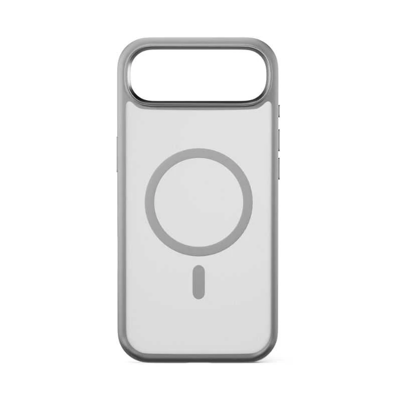 „Epico HeroMatte Pro Mag+“ dėklas | „iPhone Air“ | pilkas | Suderinamas su „Qi2“ ir „MagSafe“ | viso žiedo ir kameros salelės apsauga