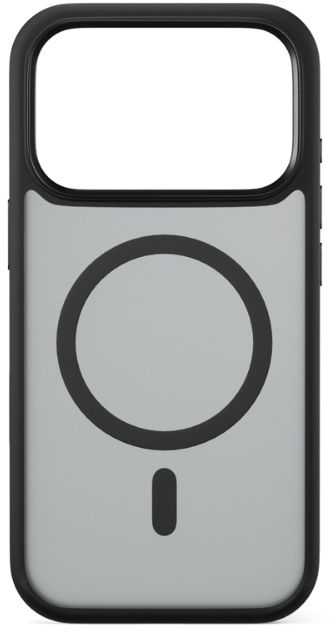 „Epico HeroMatte Pro Mag+Case“ dėklas, skirtas „iPhone 17 Pro Max“, suderinamas su „Qi2“ ir „MagSafe“, juodas