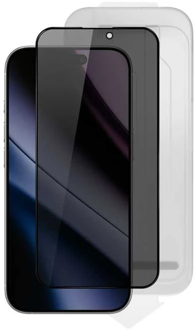 „Epico Privacy Glass 3D“ | „iPhone 17 Pro Max“ su vieno žingsnio aplikatoriumi