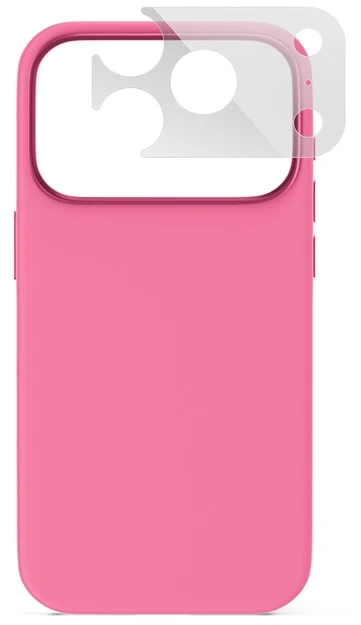 Dėklas Epico Silicone Pro Mag+ Case for iPhone 17 Pro Max/18 Pro Max—Qi2 & MagSafe Compatible—Rožinė