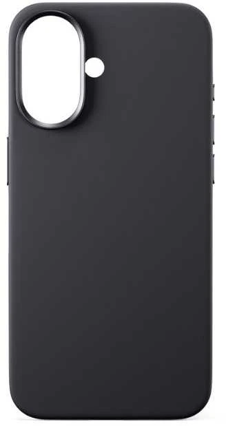 „Epico Silicone Pro Mag+“ dėklas, skirtas „iPhone 17“, suderinamas su „Qi2“ ir „MagSafe“, juodas