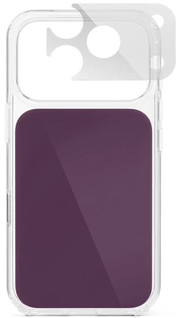 Dėklas Epico Tile Mag+ Case for iPhone 17 Pro Max/18 Pro Max—Qi2 & MagSafe Compatible—Dark Violetinė