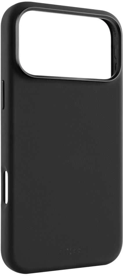 Dėklas Fixed Fiksuotas galinis dangtelis | Apple | iPhone 17 Pro Max | Skystas silikonas | Juodas | MagFlow
