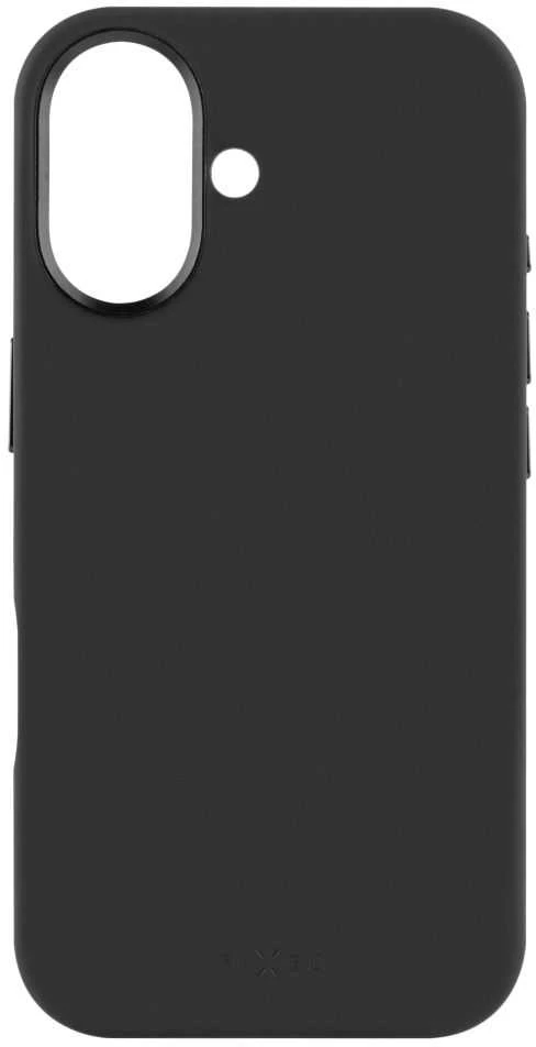 Dėklas Fixed Fiksuotas galinis dangtelis | Apple | iPhone 17 | Skystas silikonas | Juodas | MagFlow