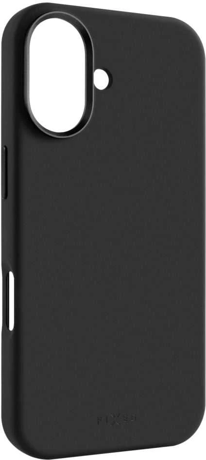 Dėklas Fixed Fiksuotas galinis dangtelis | Apple | iPhone 17 | Skystas silikonas | Juodas | MagFlow