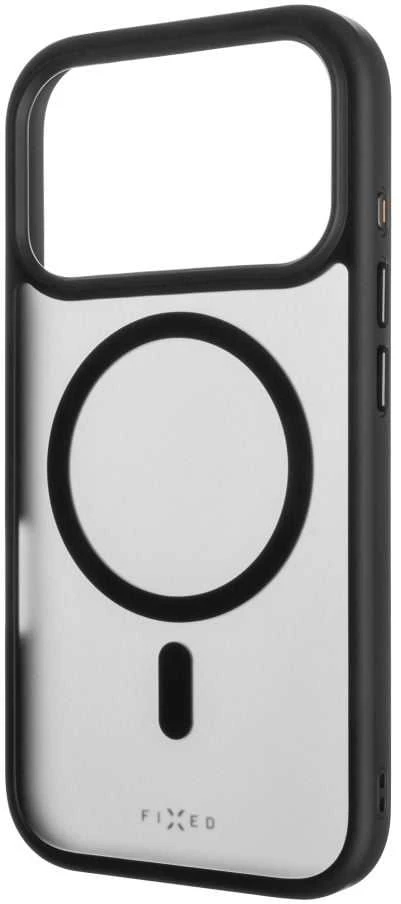 Dėklas Fixed Fiksuotas galinis dangtelis. FIKSUOTAS „MagMisty“ su „MagSafe“ palaikymu, skirtas „Apple iPhone 17 Pro“, juodas