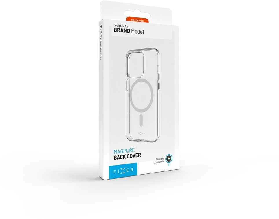 Fixed Fiksuotas „MagPure“ dėklas, skirtas „Xiaomi 17“, skaidrus