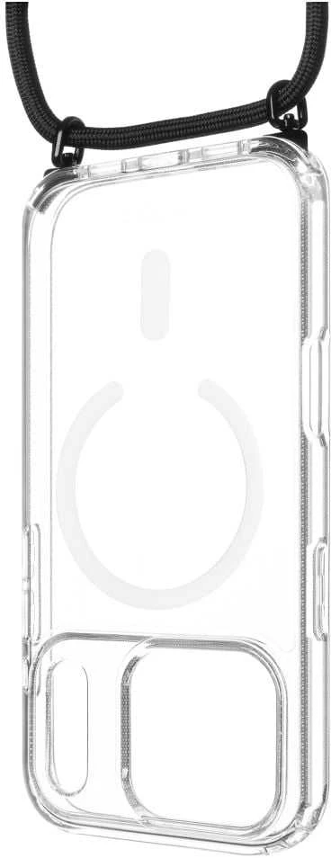 Fixed MagPure Neck - Dėklas do Apple iPhone 17 Pro juoda (FIXPUNM2-1602-BK)