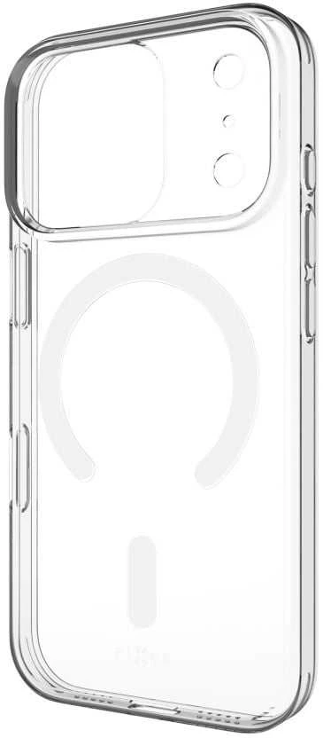 Dėklas Fixed FIKSUOTAS „MagShell“ galinis dangtelis su „Magsafe“ palaikymu, skirtas „Apple iPhone 17 Pro“, skaidrus
