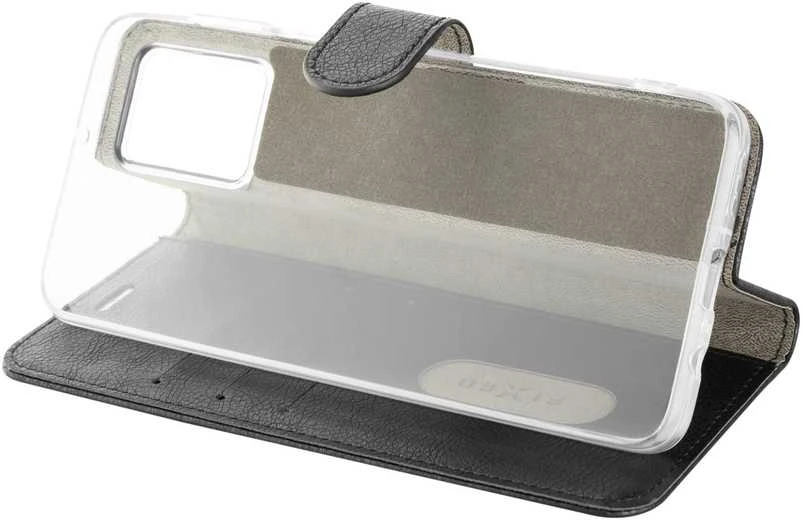 Dėklas knygos tipas FIXED Opus for Motorola Moto G54 5G/G54 Power Edition, juoda