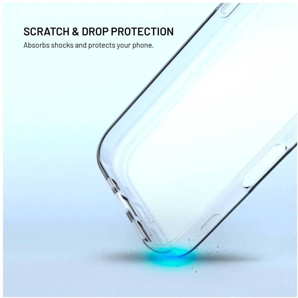 „FIXED Story“ apsauginis TPU gelio dėklas nuo UV spindulių, skirtas „Samsung Galaxy A17 4G/5G“, skaidrus