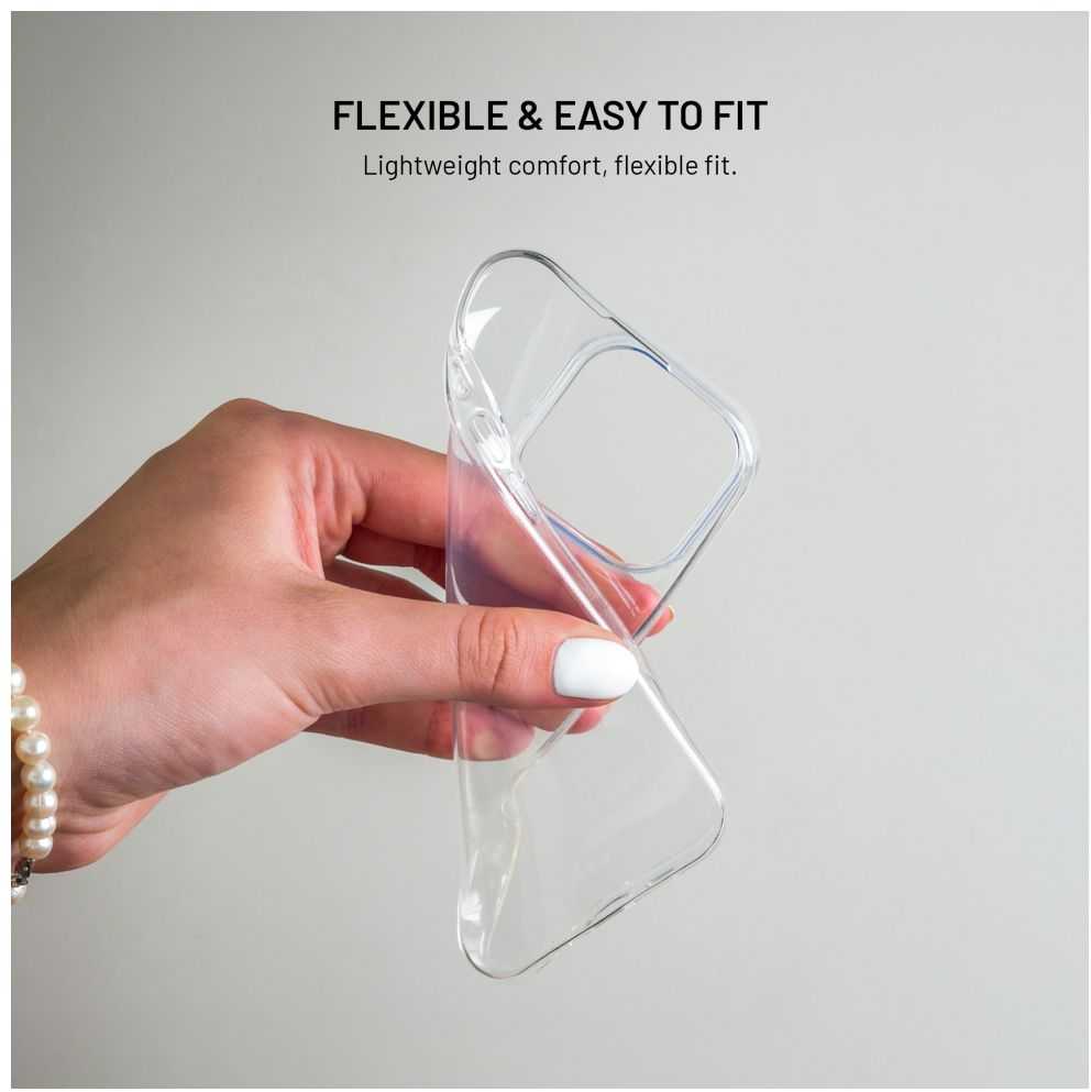 „FIXED Story“ apsauginis TPU gelio dėklas nuo UV spindulių, skirtas „Samsung Galaxy A17 4G/5G“, skaidrus