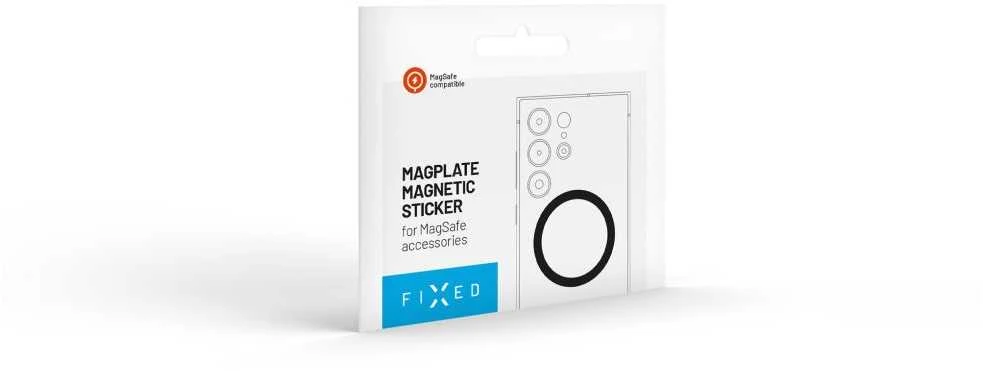 Fixed FIKSUOTAS MagPlate magnetinis MagSafe lipdukas, juodas