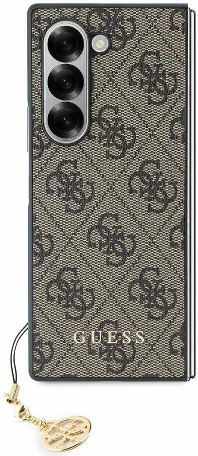 Guess 4G Charm Samsung Galaxy Z Fold6 dėklas telefonui rudos spalvos