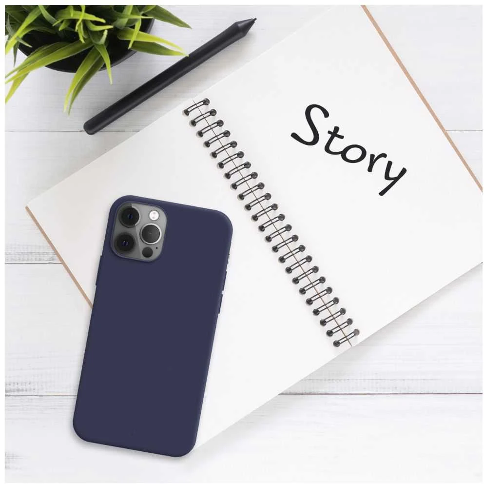 Dėklas „FIXED Story“ galinis dangtelis, skirtas „Apple iPhone 17 Pro“, mėlynas | Fiksuotas