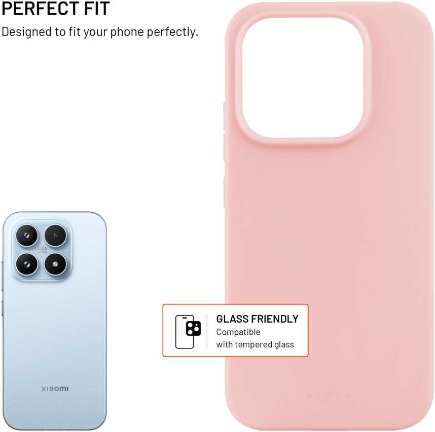 Dėklas Fixed Ištaisyta istorija | Galinis viršelis | Xiaomi | 17 | Gumuotas | Rožinė