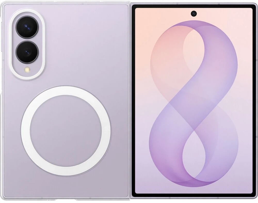 Dėklas CF971CTE skaidrus magnetas „Samsung Galaxy Fold 8“, permatomas