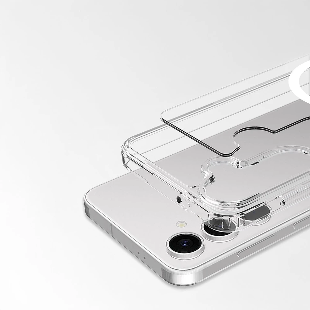 „Spello“ skaidrus magnetinis dėklas „Samsung Galaxy S25 Edge“