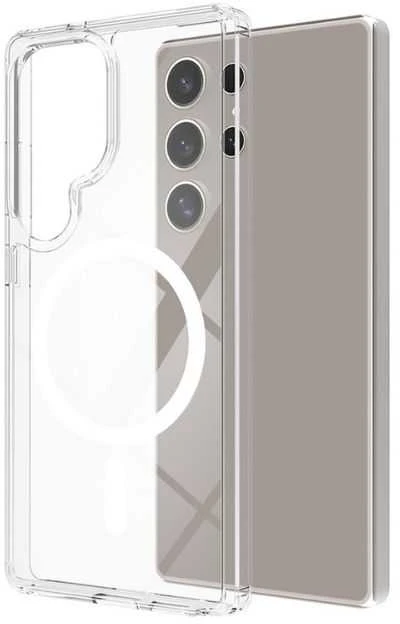 „Spello Mag+“ skaidrus dėklas | „Samsung Galaxy S26 Ultra“ | Suderinamas su „MagSafe“ ir „Qi2“